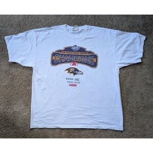 Vintage Baltimore Ravens Shirt Mens XXL AFC Conference Champs 2000 Lee Sport